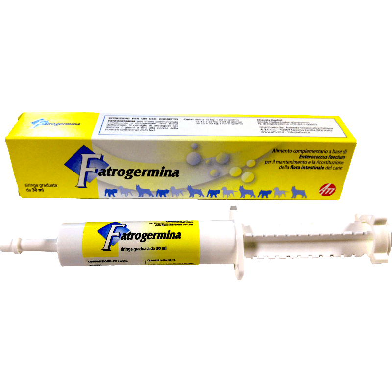 FATROGERMINA 30 ml – Mantenimento della flora intestinale nel cane - Sarda Zootecnica