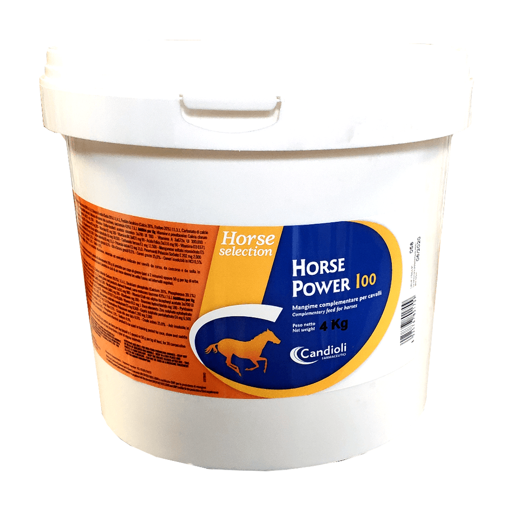 HORSE POWER 100 da 4 Kg – Alimento vitaminico per cavalli - Sarda Zootecnica