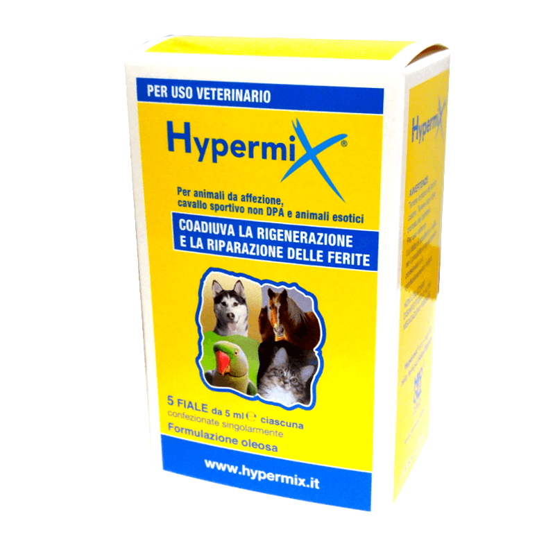 HYPERMIX (5 fiale x 5 ml) - Coadiuvante nella terapia cicatrizzante - Sarda Zootecnica