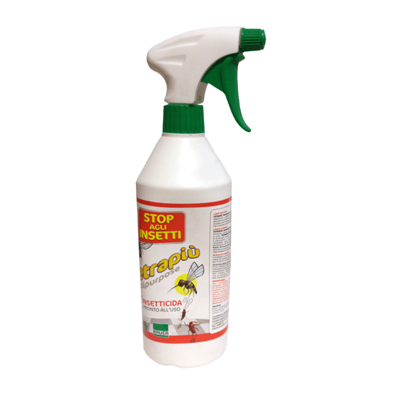 TETRAPIÙ 750ml - Insetticida contro mosche formiche - Sarda Zootecnica