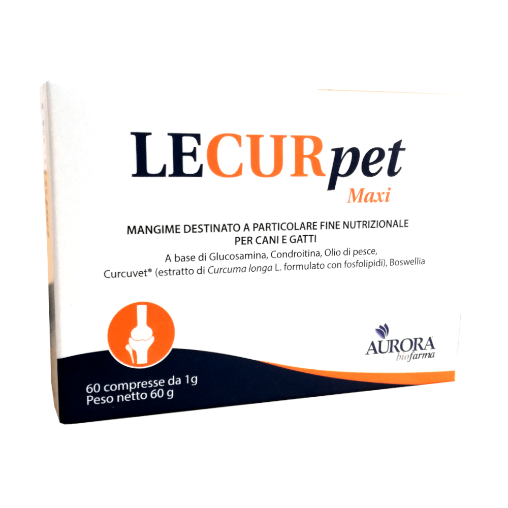 Lecurpet maxi 60 cpr- integratore per articolazioni e supporto al metabolismo di cani e gatti - Sarda zootecnica