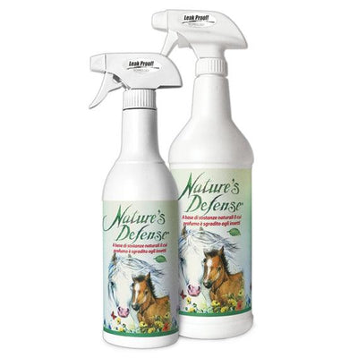 NATURE’S DEFENSE 600ml - Repellente naturale spray per cavalli