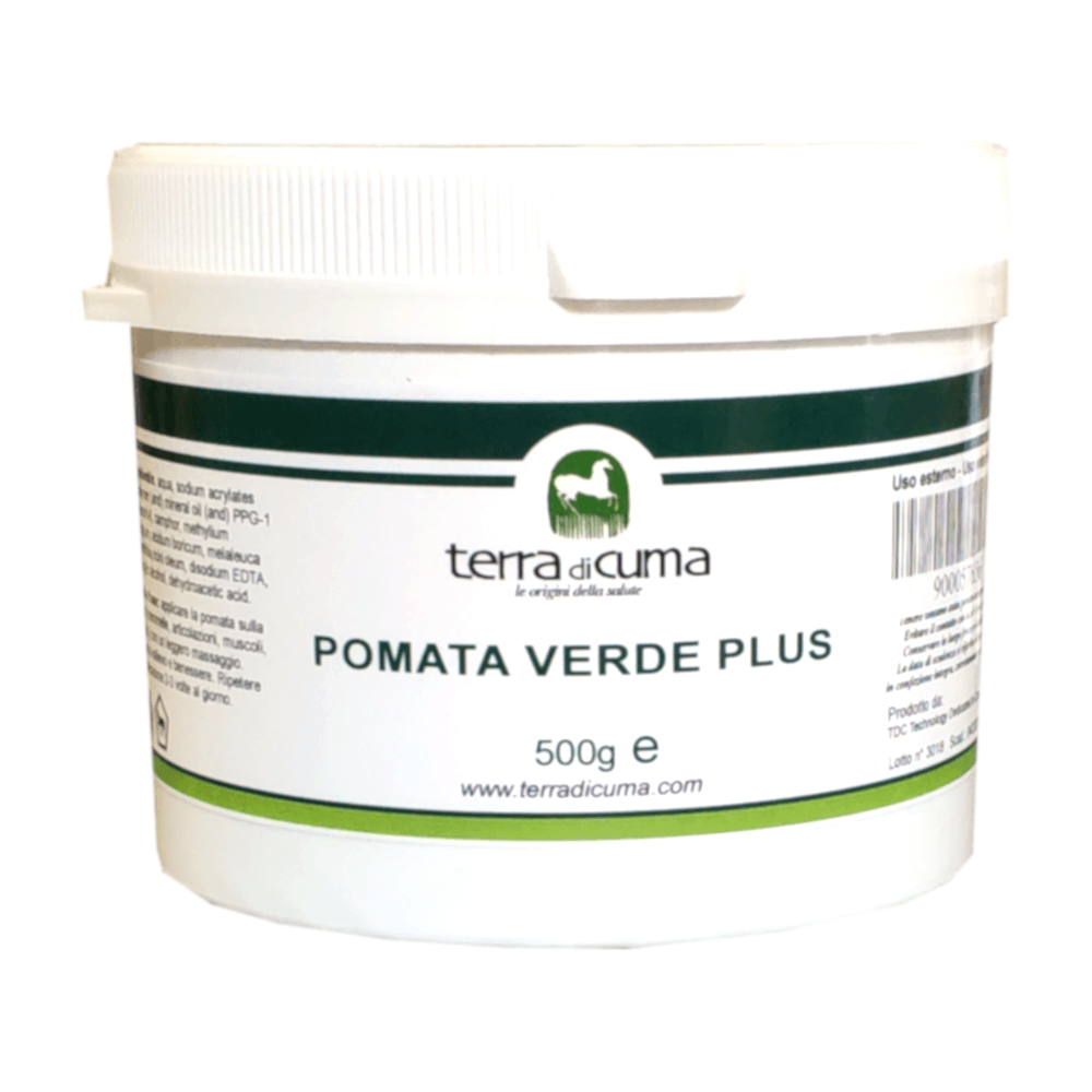 POMATA RISOLVENTE VERDE PLUS 500 g – Curare i traumi esterni - Sarda Zootecnica