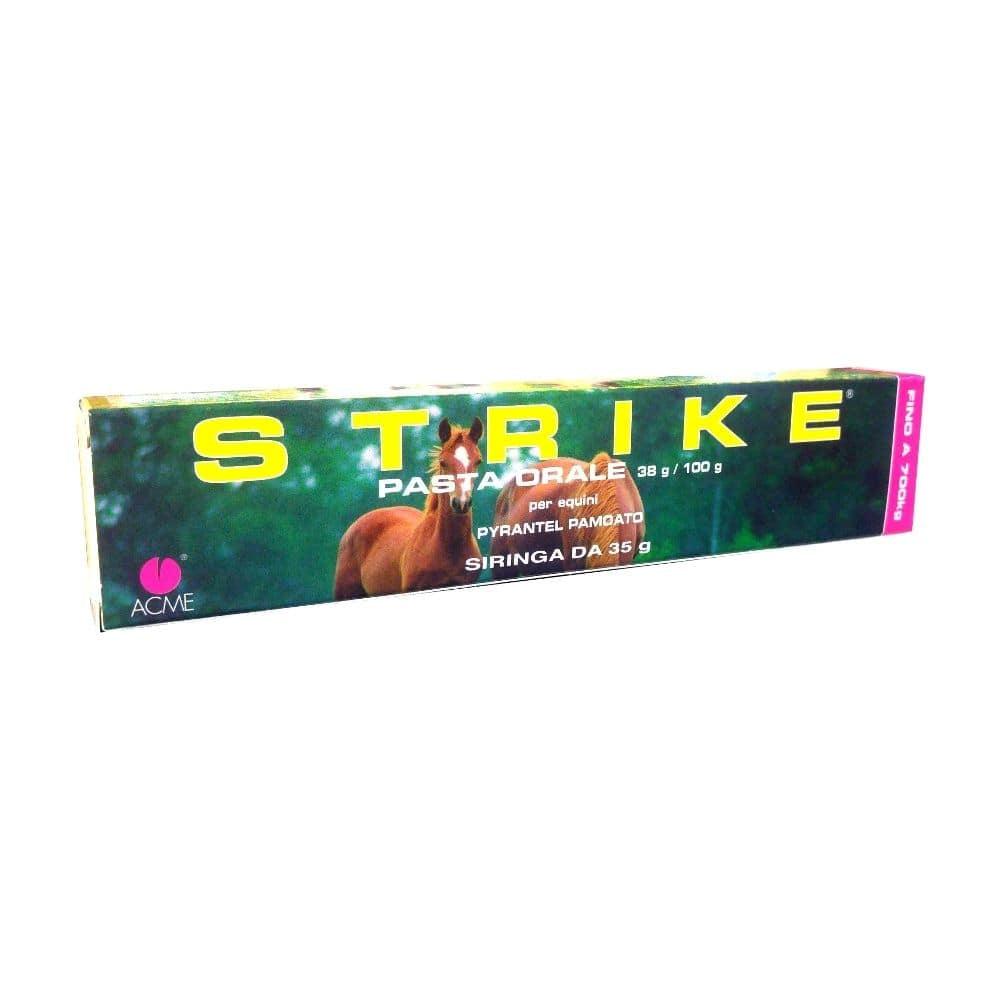 STRIKE PASTA ORALE 35 gr – Contro i vermi intestinali dei cavalli - Sarda Zootecnica