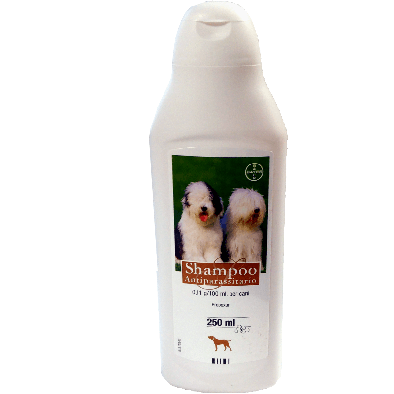 SHAMPOO ANTIPARASSITARIO BAYER 250 ml - Contro parassiti e insetti - Sarda Zootecnica