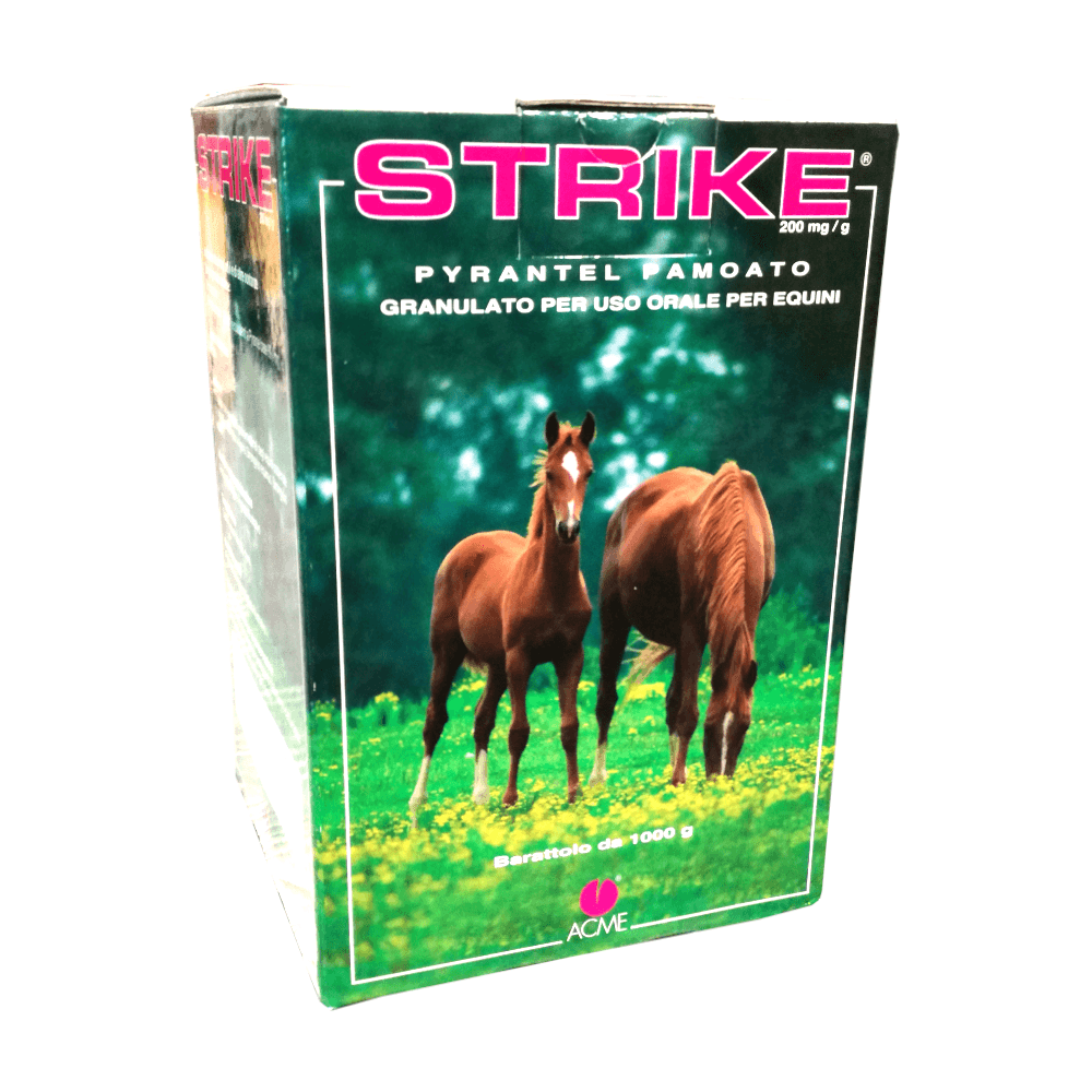STRIKE GRANULATO 1kg - Contro i vermi intestinali dei cavalli - Sarda Zootecnica