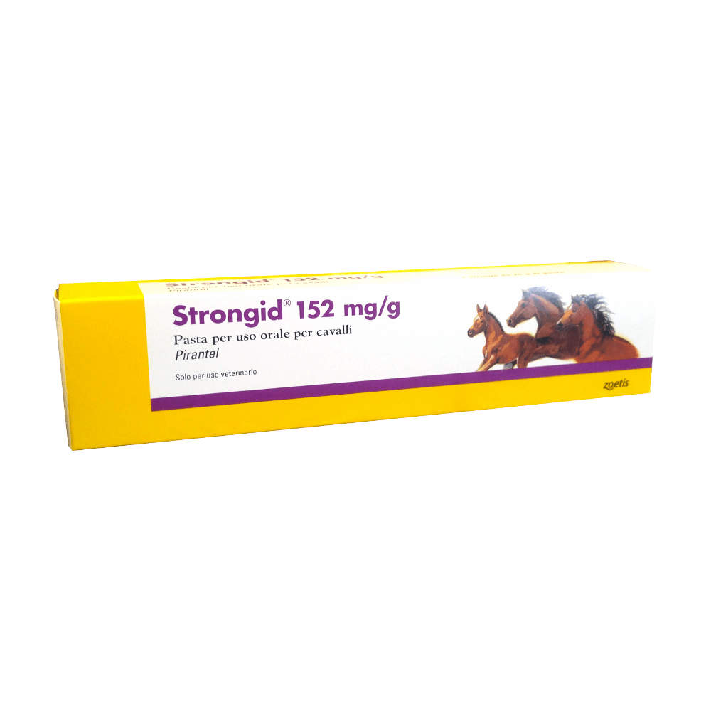 STRONGID PASTA (siringa 26 g) -  Contro i vermi intestinali dei cavalli - Sarda Zootecnica
