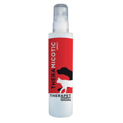 theramicotic spray da 200 ml contro dermatite di cane e gatto