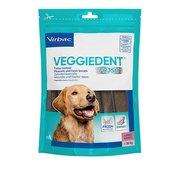 VEGGIEDENT FR3SH LARGE OLTRE 30kg ( 15 stick )  - Stick dentali per cani - Sarda Zootecnica
