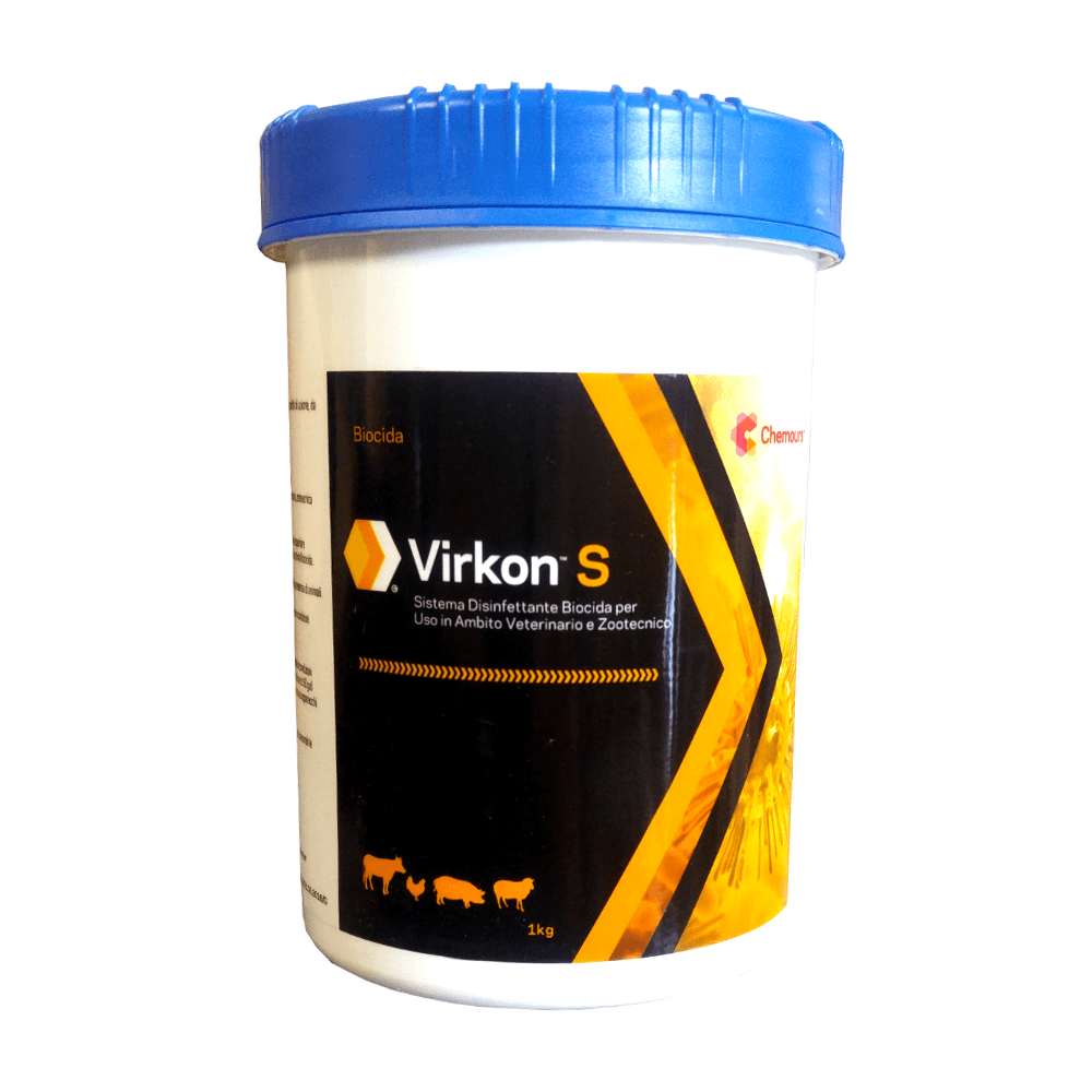 VIRKON S 1 Kg – Disinfettante universale ad ampio spettro - Sarda Zootecnica