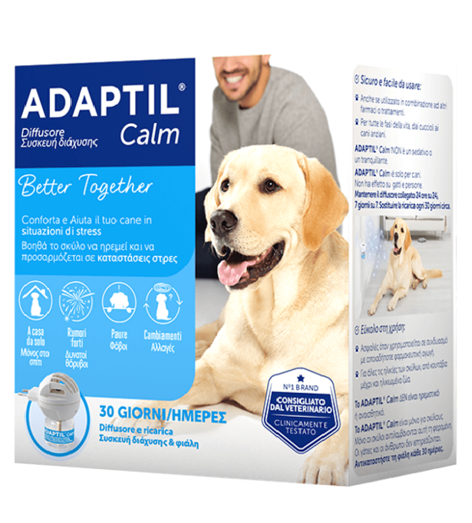 ADAPTIL CALM (diffusore + ricarica 48 ml) – Aiuta a combattere lo stress nel cane - Sarda Zootecnica