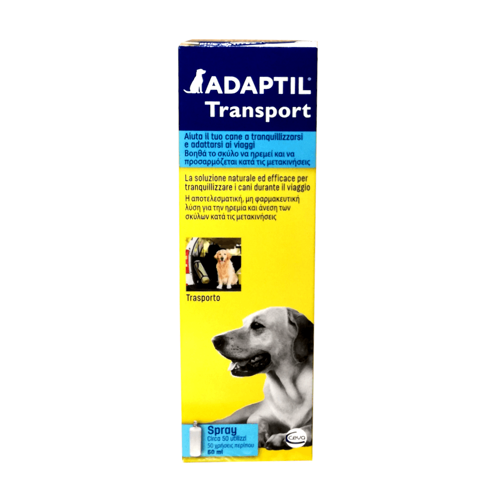 ADAPTIL TRANSPORT SPRAY 60 ml – Calma per i cani che viaggiano - Sarda Zootecnica
