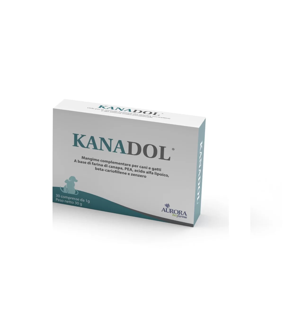 Kanadol 30 cpr - Mangime completare per il sistema nocicettivo ed endocannabinoide