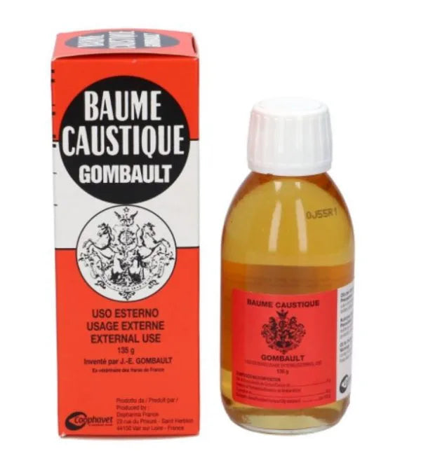 olio riscaldante per trattare gonfiori o lesioni per cavalli