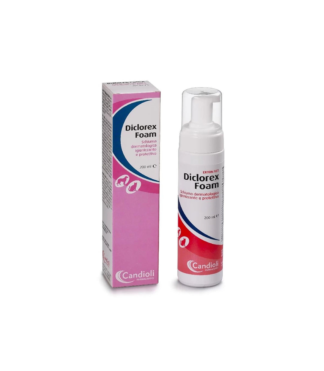 diclorex foam schiuma 200 ml shampoo per cani e gatti