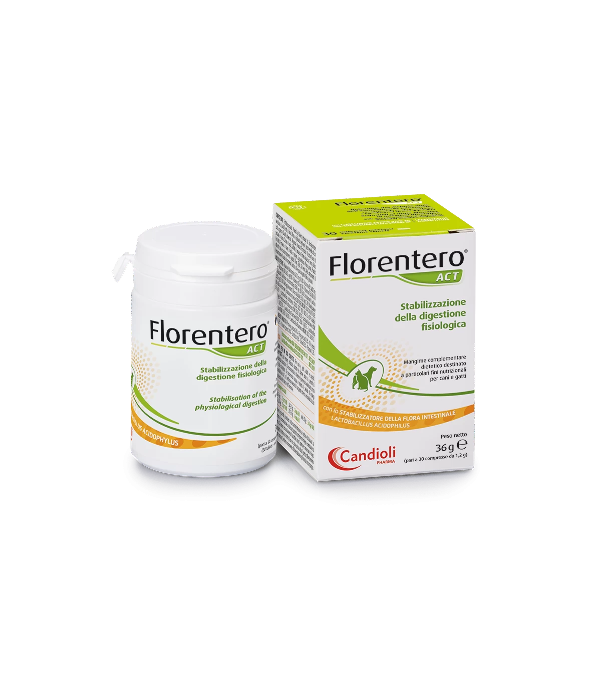 FLORENTERO ACT (30 cpr) – Regolatore flora intestinale cani e gatti