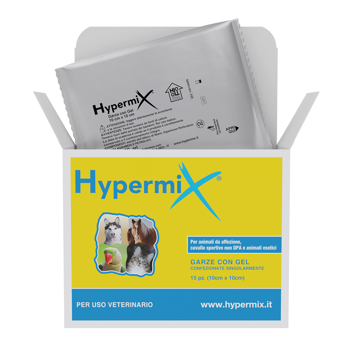 Hypermix 15 garze con gel - Coadiuvante nella terapia cicatrizzante ...