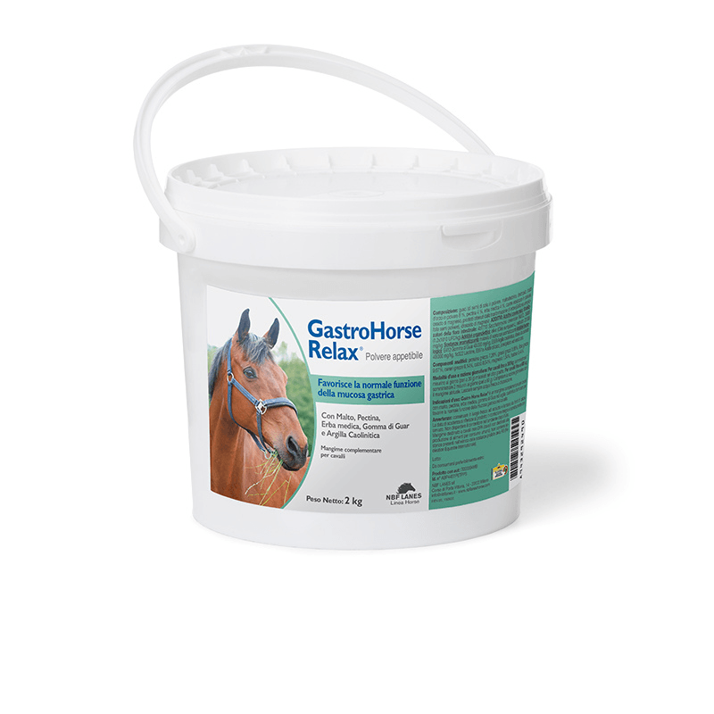 GASTRO HORSE RELAX 2kg - Favorisce la normale funzione della mucosa gastrica - Sarda Zootecnica