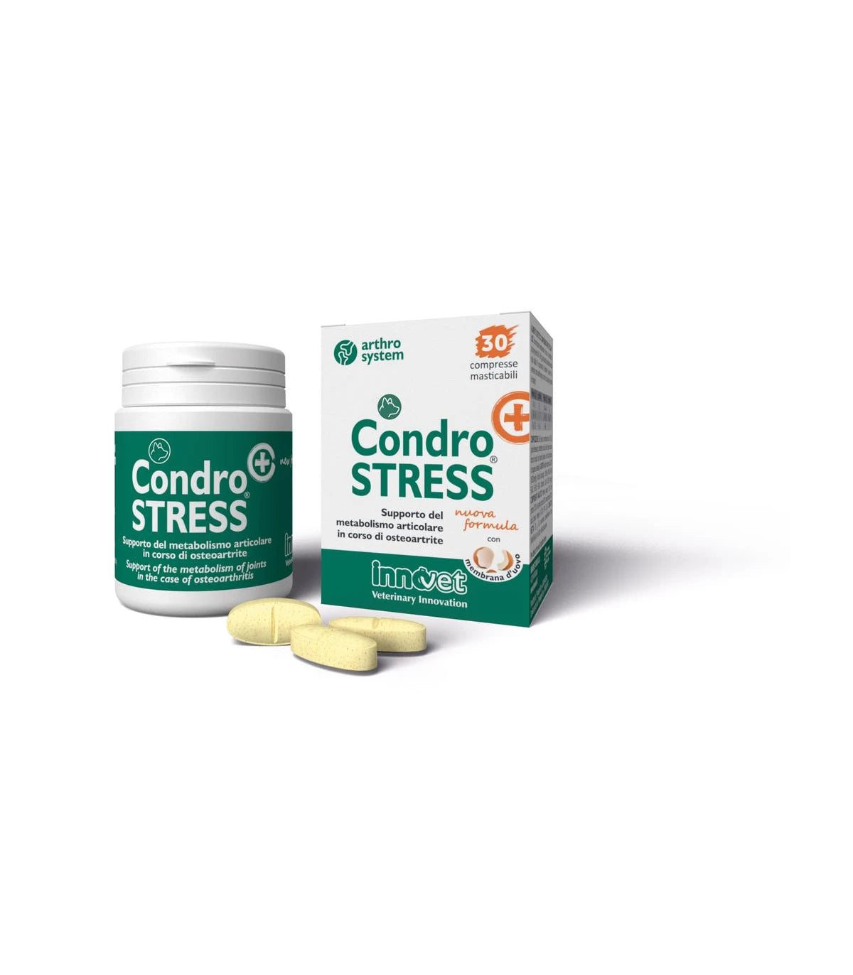 Condrostress + 30 cpr - integratore alimentare a supporto del metabolismo articolare - Sardazootecnica