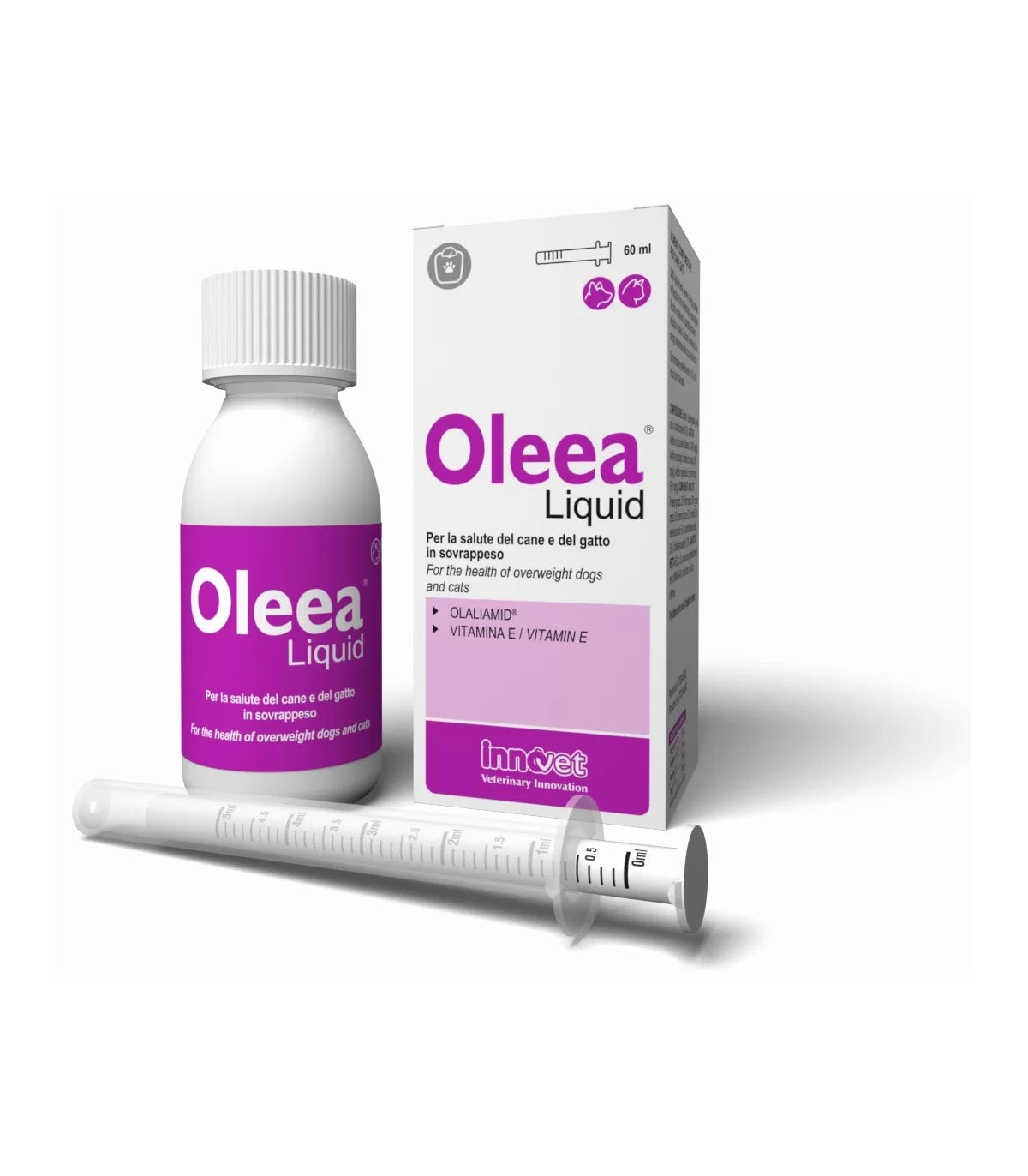 OLEEA LIQUID (60 ml) – Supporto per cani e gatti in sovrappeso