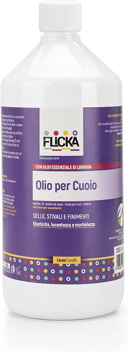 Olio per cuoio peer stivali e selle