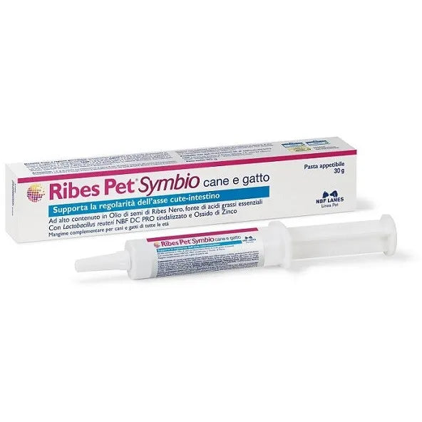 RIBES PET SYMBIO PASTA 30g – Aiuta Pelle e Intestino Di Cane e Gatto