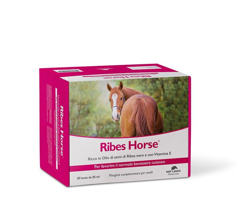 RIBES HORSE 30 buste da 25 ml – Per favorire il normale benessere cutaneo - Sarda Zootecnica