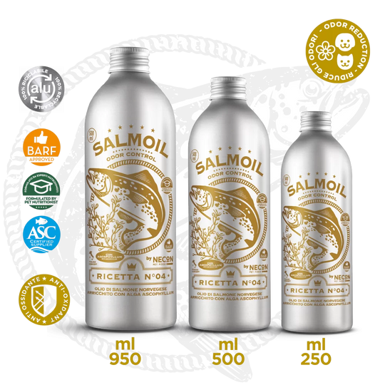 Diversi formati del prodotto necon salmoil ricetta 4