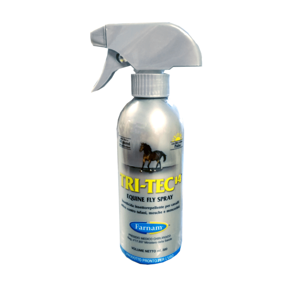 TRI-TEC 14 (300 ml) – Contro mosche, tafani, ectoparassiti nei cavalli - Sarda Zootecnica
