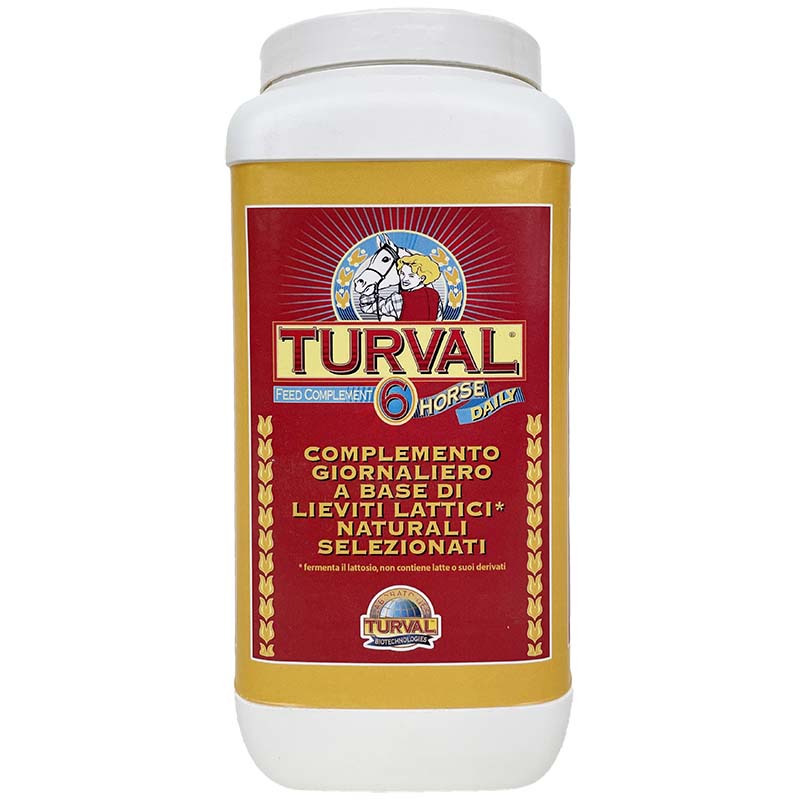 TURVAL 6 HORSE DAILY 1.25kg - Bioregolatore intestinale