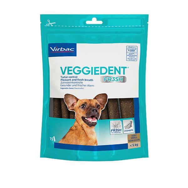 VEGGIEDENT FR3SH FINO A 5kg ( 15 stick )  - Stick dentali per cani - Sarda Zootecnica