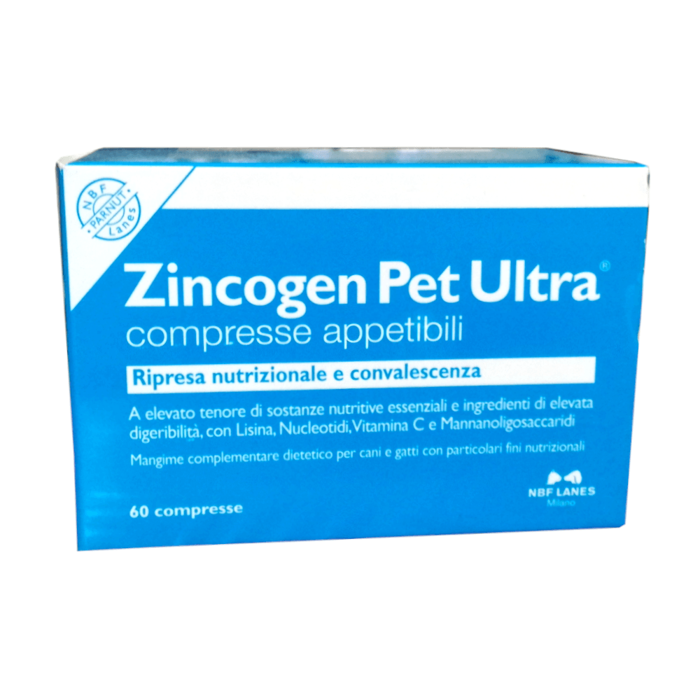 ZINCOGEN PET ULTRA 60 cpr – Migliora le difese immunitarie di cani e gatti - Sarda Zootecnica